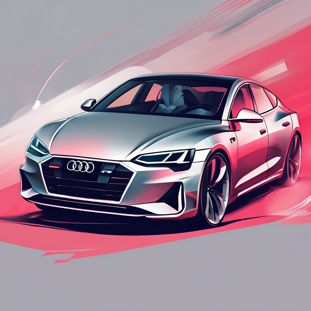 elon musk driving audi