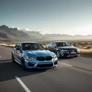 bmw e90 and rs5 audi 2018