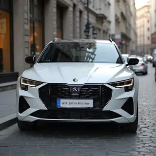 KIA STINGER PLATE NUMBER AZERBAIJAN PLATE "10 NN 333" and location in azerbaijan flag square