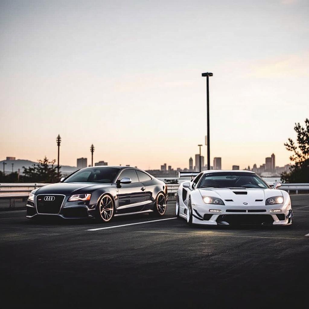 audi rs5 and bmw e90